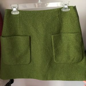 COS Wool A-line mini skirt